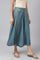 Blue Ankle Length Festive Culottes
