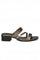 Aurelia Solid Gunmetal Square Toe Block Heel