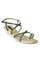 Aurelia Solid Green Square Wedge