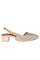 Aurelia Glitter Rose Gold Glitter Pointed Block Heel