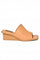 Aurelia Textured Tan Square Wedge