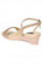 Aurelia Glitter Rose Gold Glitter Square Wedge