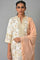 Ecru Short kurta And Pink Sharara With Dupatta Festive Set