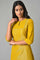 Yellow Dobby Festive kurta