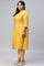 Plus Size Mellow Yellow Embroidered A-Line kurta