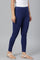 Indigo Knitted Cotton Lycra Tights