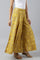 Honeysuckle Yellow Printed Flared Culottes