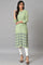 Fern Green Printed kurta