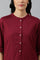 Red Half Placket Shirt kurta