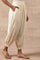 Ecru Pleated Hem Salwar Pants