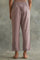 Lilac Solid Straight Pants