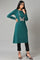 Green Light Festive Embroidered Winter kurta