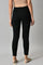 Black Acrylic Winter Leggings