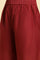 Maroon Mircro Velvet Embellished Kurta, Pants And Dupatta Set