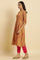 Multi-Coloured Floral Printed Kurta And Pants Set