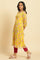 Marigold Yellow Floral Printed Kurta