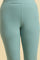 Teal Blue Cotton Jersey Lycra Tights