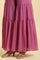 Purple Tiered Chiffon Sharara