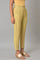 Beige Straight Fit Plus Size Trouser Pants