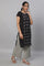 Black Embroidered kurta & Palazzo Set