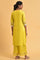 Yellow Embroidered Shantun Plus Size Festive kurta