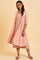 Dusty Pink Mock Layered Dress