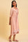 Dusty Pink Mock Layered Dress