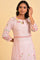 Light Pink Floral Printed Summer kurta