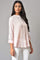 Light Pink Mandarin Collar Top