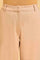 Beige Western Straight Pants