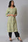 Light Green Printed kurta Set