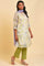 Ecru Kota Floral kurta Set