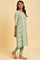 Cameo Green Floral Printed kurta Set