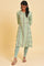 Cameo Green Floral Printed kurta Set