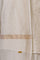 Beige A-line Jacquard Kurta, Palazzos and Dupatta Set