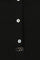 Black Mandarin Collar Cotton Blend Straight Kurta