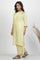 Yellow Embroidered Kurta And Pants Set