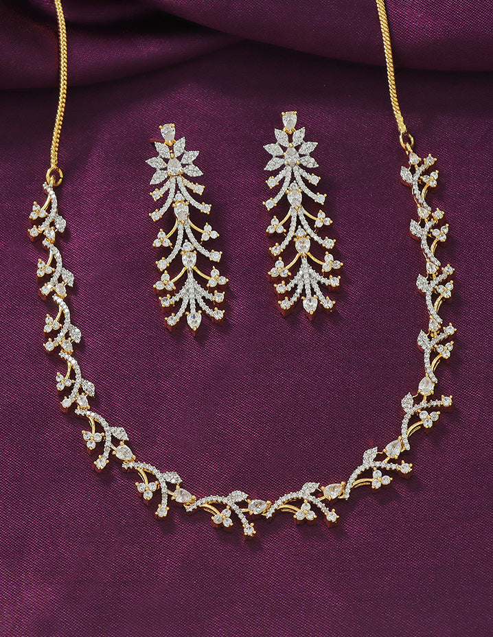 Designer Zirconia Elegance Necklace Set