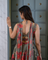 Georgette Lehenga with Heavy Floral Print Blouse & Multicolor Cutdana Work