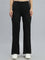 Black Suede Bell Bottom