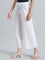 White Cotton Hakoba Palazzo