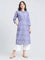 Cotton Ikat Print Straight Kurta