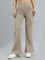 Light Brown Suede Bell Bottom