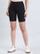 Black Knit Seamless Cycling Shorts