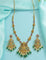 Designer Zirconia Royal Devi Temple Kempu Necklace Set