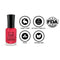 One Stroke Premium Nail Enamel Emperor Red $ J15 8ML