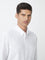 WES Formals White Relaxed Fit Shirt