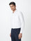 WES Formals White Slim-Fit Shirt