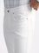 Ascot Solid Relaxed Fit White Jeans