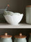 Westside Home White Porcelain Large Tropical Bowl